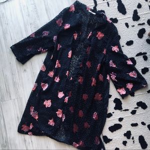 Floral kimono